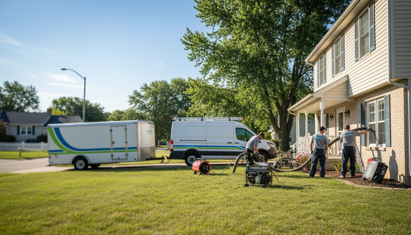 Flooded Basement Restoration And Cleanup With Repair in Danube, MN near me
